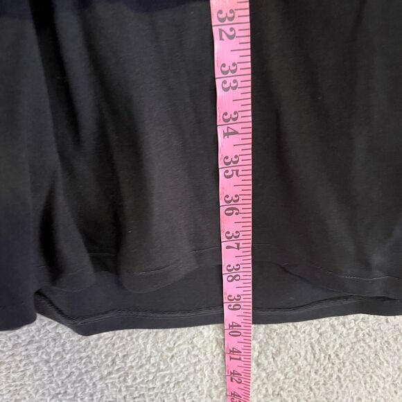 AllSaints Dress Womens 8 Black Draped Wrap  Viscose Sleeveless Sheer Overlay - Picture 8 of 8